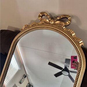 Coleen Bow Gold Wall Mirror
